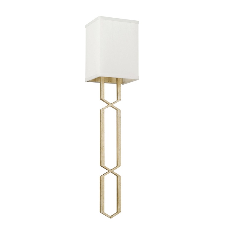 Capital Lighting 628415WG Opal One Light Wall Sconce, Winter Gold