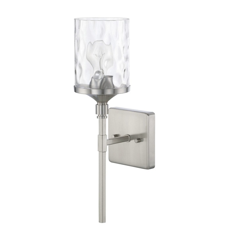 Capital Lighting 628811BN-451 Colton One Light Wall Sconce, Brushed Nickel