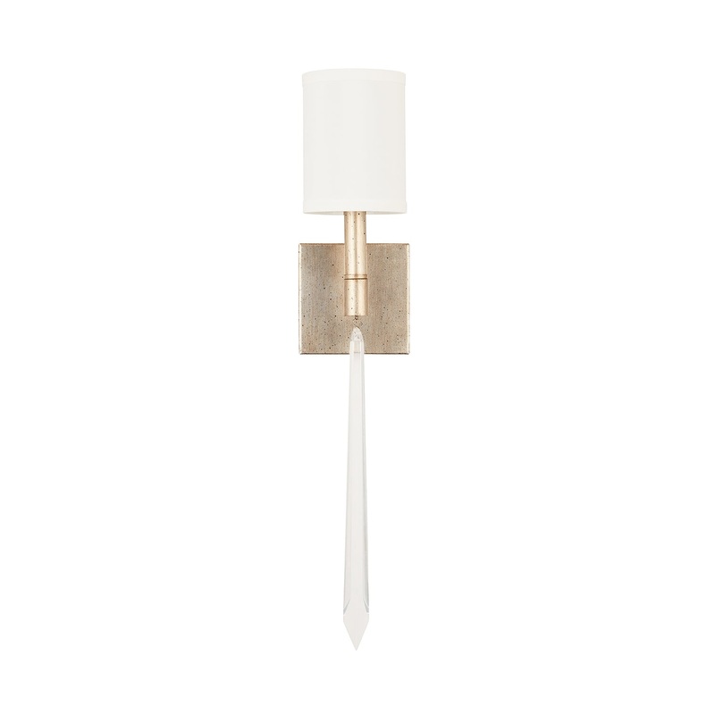 Capital Lighting 637011WG-695 Gwyneth One Light Wall Sconce, Winter Gold