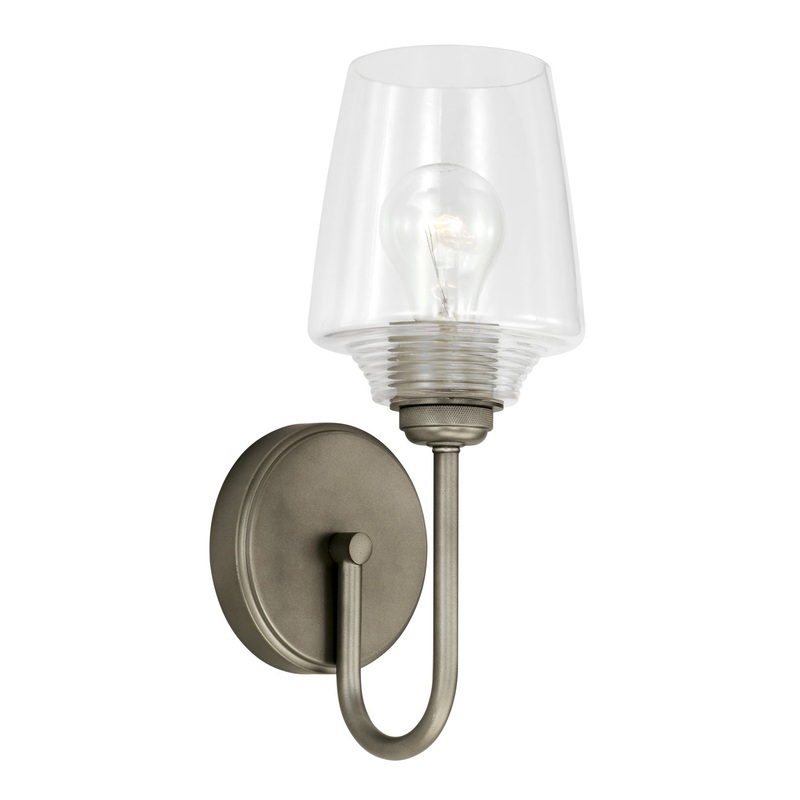 Capital Lighting 642211GR-512 Miller One Light Wall Sconce, Graphite (Discontinued)