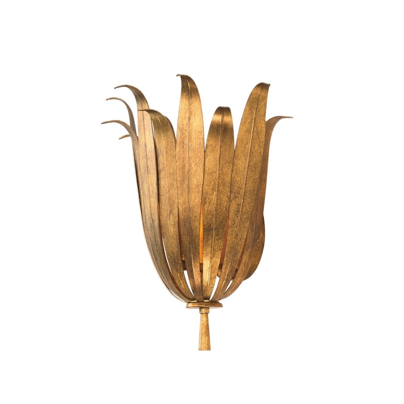 Capital Lighting 649511AG Eden One Light Wall Sconce, Antique Gold