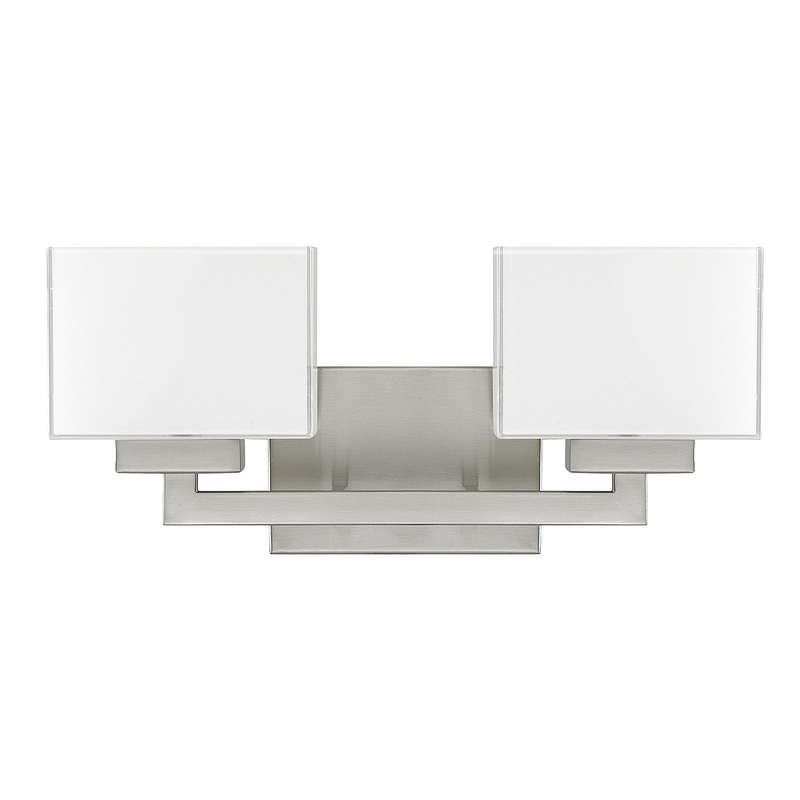 Capital Lighting 8342BN-155 Tahoe Two Light Vanity, Brushed Nickel (Discontinued)