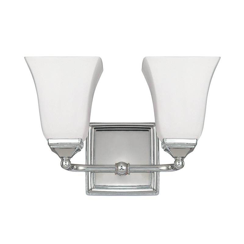 Capital Lighting 8452PN-119 Cade Two Light Vanity, Polished Nickel