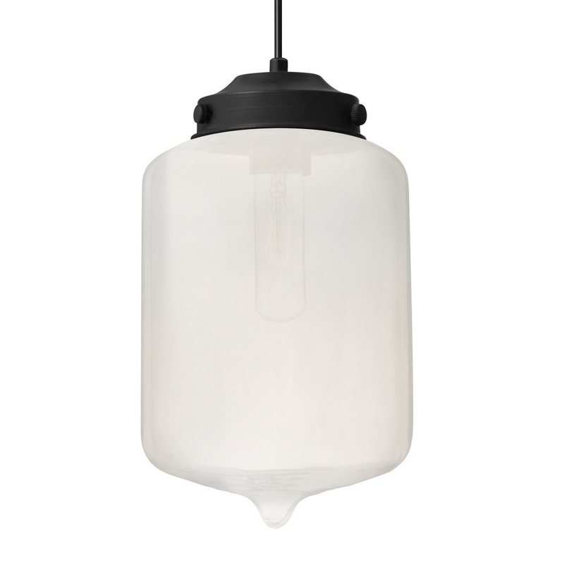 Besa 1JC-OLINFR-BK Besa Olin Pendant One Light Pendant Black