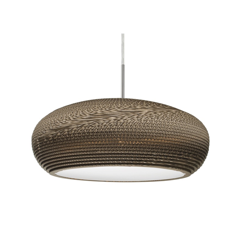 Besa 1JC-VENUS-LED-SN Venus One Light Pendant Satin Nickel