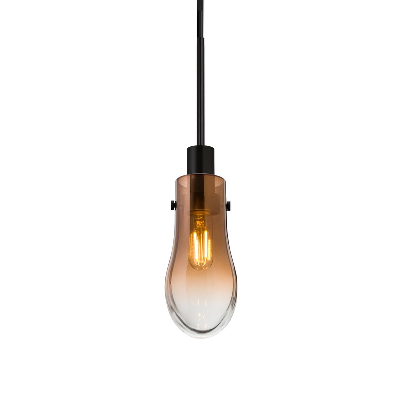 Besa 1JC-WISHAM-BK Wish One Light Pendant Black