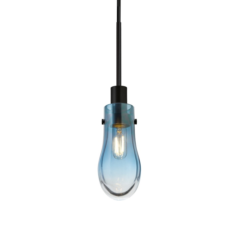 Besa 1JC-WISHBL-BK Wish One Light Pendant Black