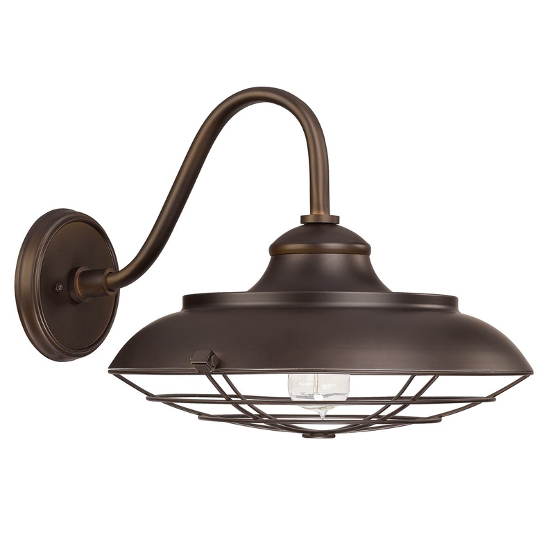Capital Lighting 4562BB One Light Outdoor Wall Lantern, Burnished Bronze (Discontinued)