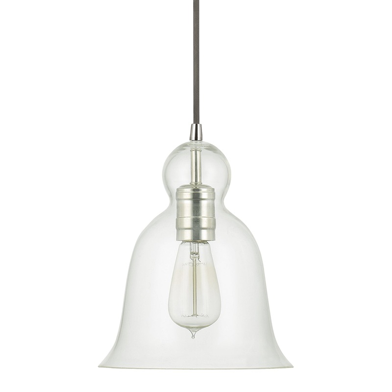 Capital Lighting 4642PN-137 Ashlyn One Light Pendant, Polished Nickel (Discontinued)