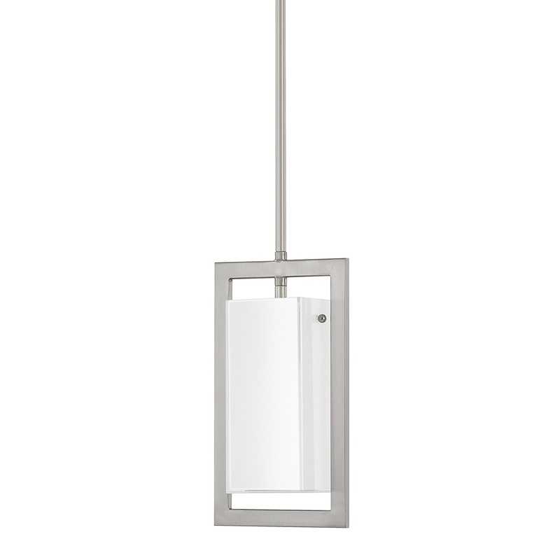Capital Lighting 4751BN-153 Tahoe One Light Pendant, Brushed Nickel