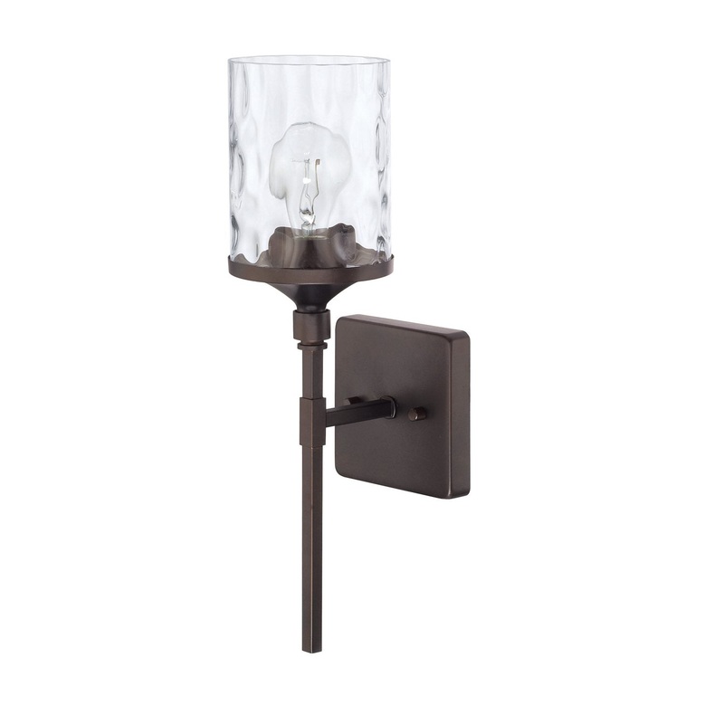 Capital Lighting 628811BZ-451 Colton One Light Wall Sconce, Bronze