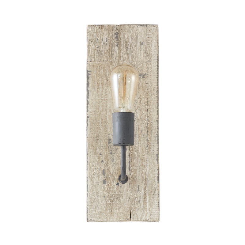 Capital Lighting 629111SS Tybee One Light Wall Sconce, Sea Salt (Discontinued)