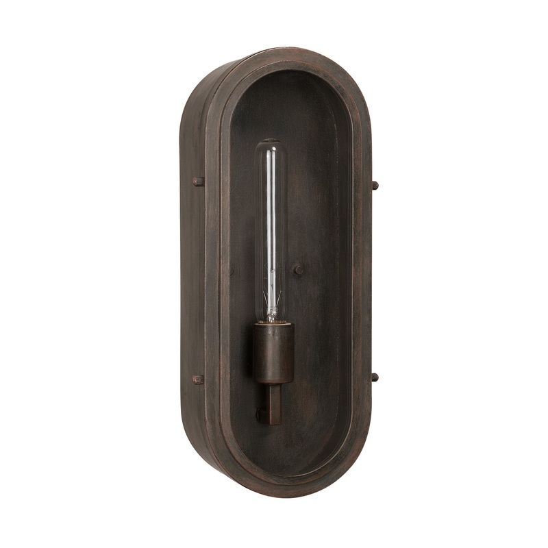 Capital Lighting 629611NG Davenport One Light Wall Sconce, Nordic Grey (Discontinued)
