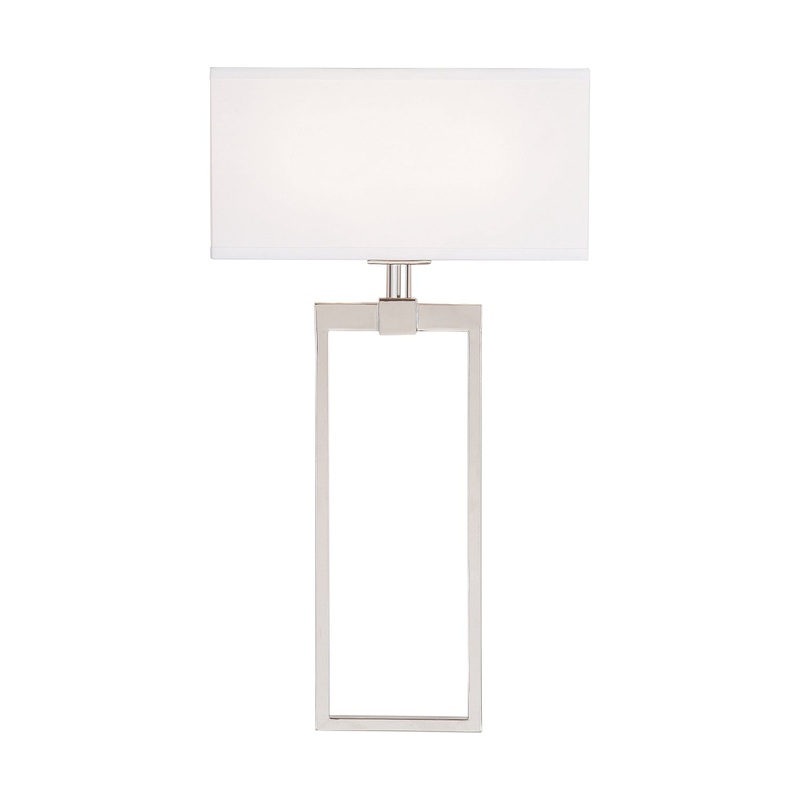 Capital Lighting 633321PN Lynden Two Light Wall Sconce, Polished Nickel (Discontinued)