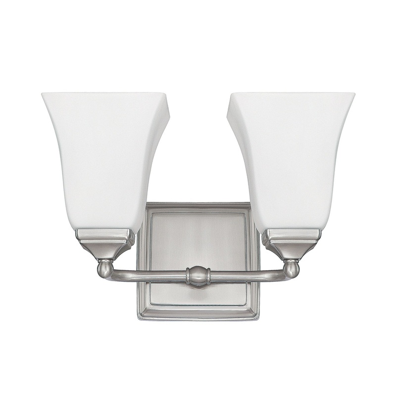 Capital Lighting 8452BN-119 Cade Two Light Vanity, Brushed Nickel