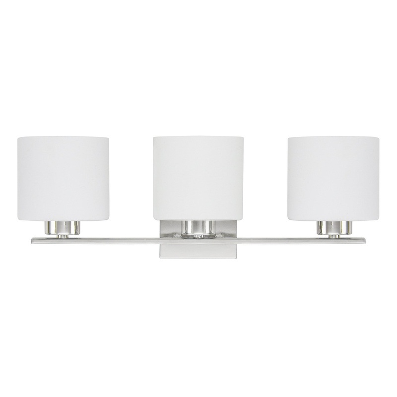 Capital Lighting 8493CH-103 Steele Three Light Vanity, Chrome (Discontinued)
