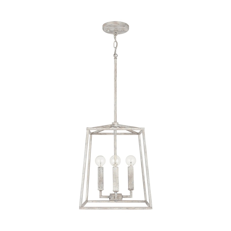 Capital Lighting 537641MS Thea Four Light Foyer Pendant, Mystic Sand