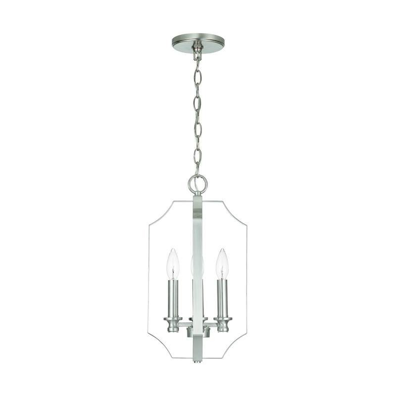 Capital Lighting 540941BN Myles Four Light Foyer Pendant, Brushed Nickel (Discontinued)