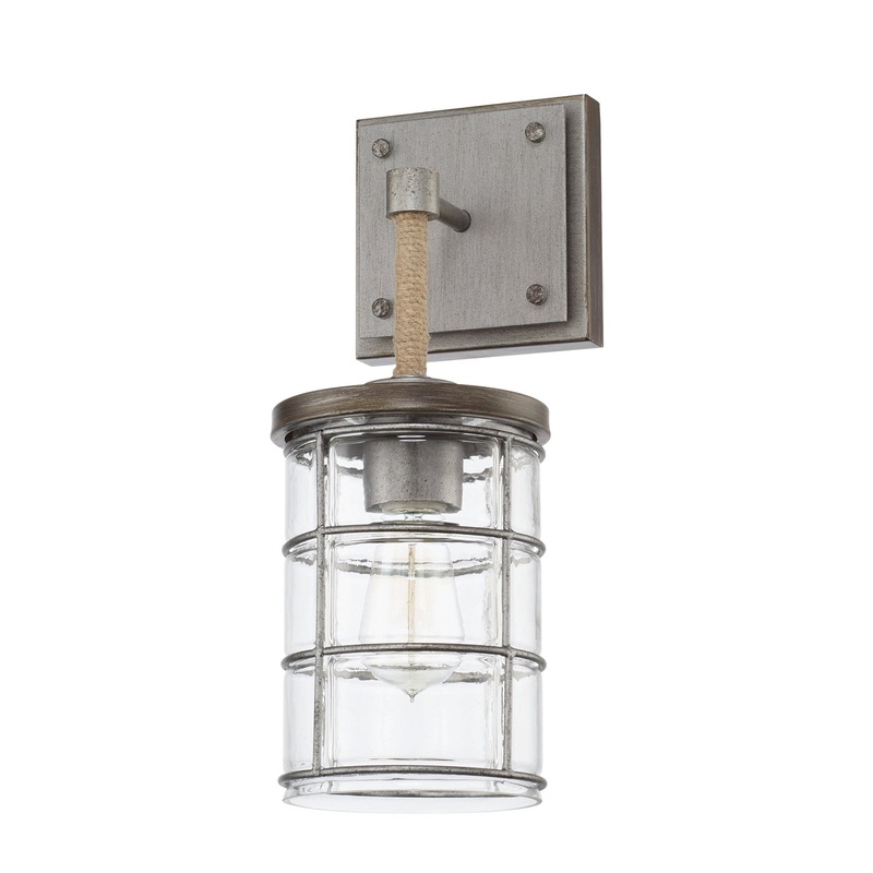 Capital Lighting 629411UG-439 Colby One Light Wall Sconce, Urban Grey