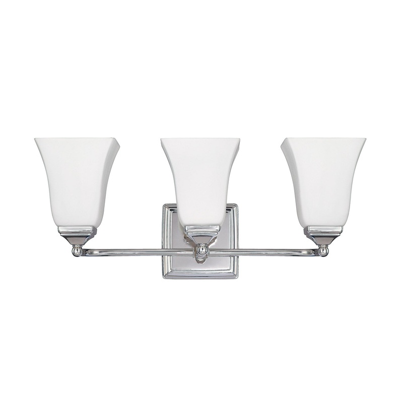 Capital Lighting 8453PN-119 Cade Three Light Vanity, Polished Nickel