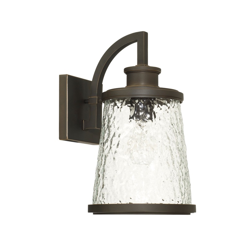 Capital Lighting 926511OZ Tory One Light Outdoor Wall Lantern, Oiled Bronze
