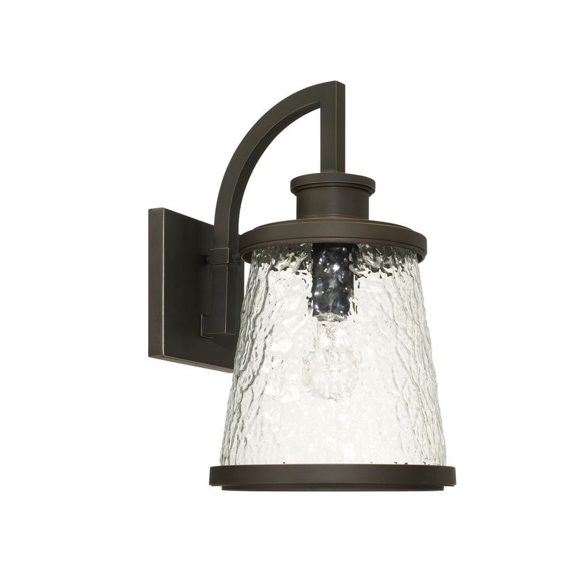 Capital Lighting 926512OZ Tory One Light Outdoor Wall Lantern, Oiled Bronze (Discontinued)