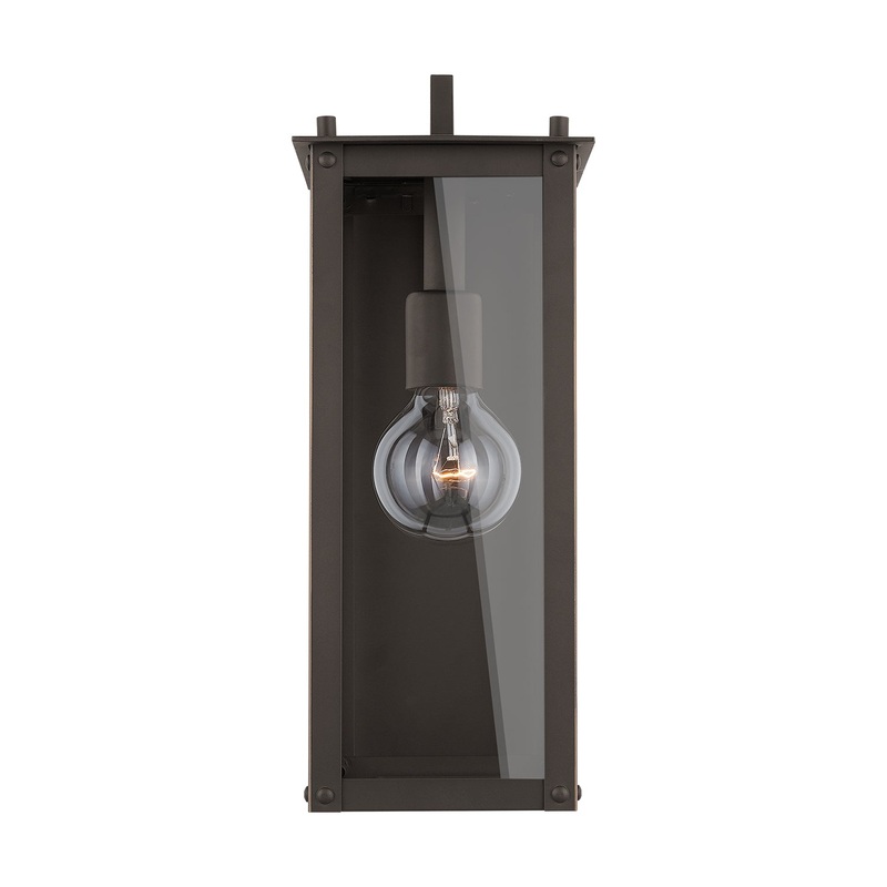Capital Lighting 934611OZ Hunt One Light Wall Mount, Oiled Bronze