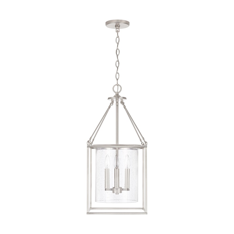 Capital Lighting 532843BN Cooper Four Light Pendant, Brushed Nickel