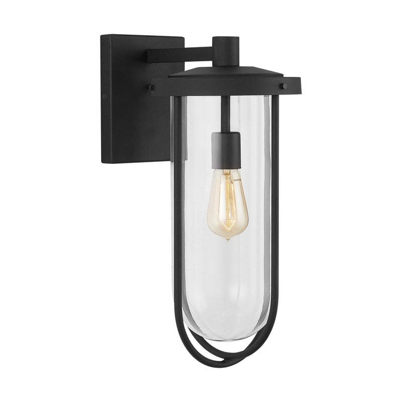 Capital Lighting 934212BK Corbin One Light Wall Mount, Black