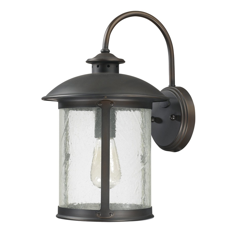 Capital Lighting 9562OB Dylan One Light Outdoor Wall Lantern, Old Bronze (Discontinued)