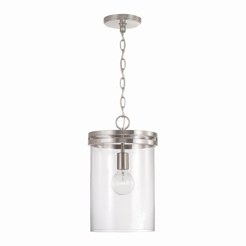 Capital Lighting 348711BN Fuller One Light Pendant, Brushed Nickel