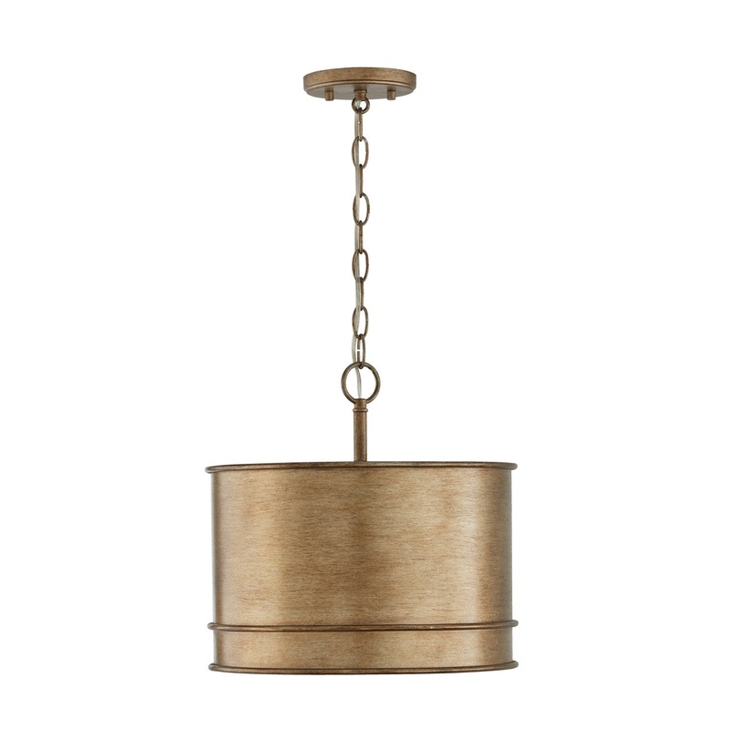 Capital Lighting 349211ML Nole One Light Pendant, Mystic Luster