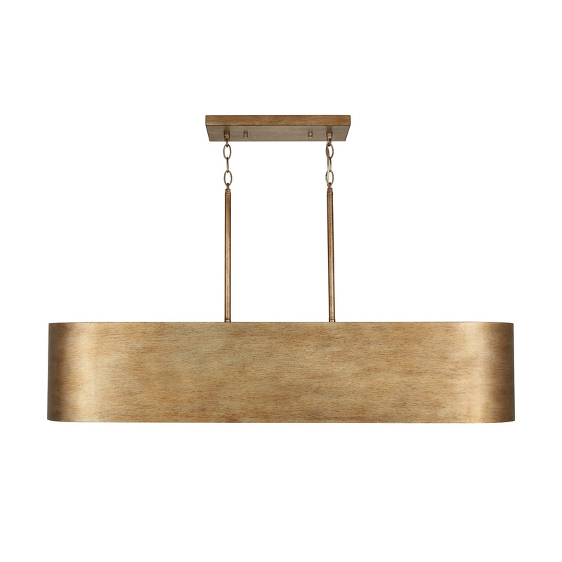 Capital Lighting 839051ML Jude Five Light Island Pendant, Mystic Lustre