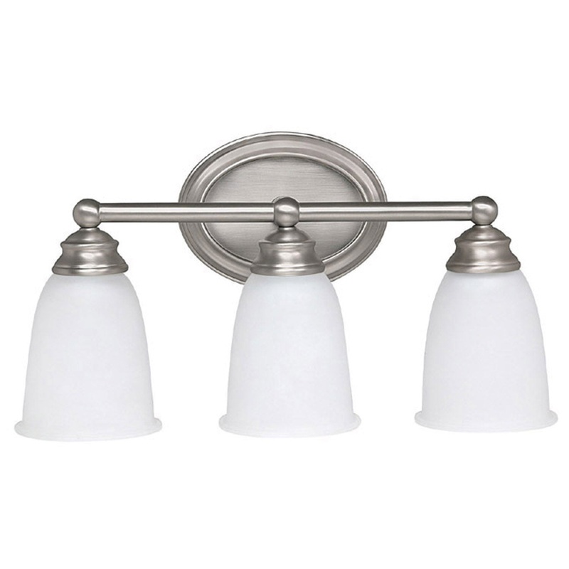 Capital Lighting 1083MN-132 Louis Three Light Vanity, Matte Nickel (Discontinued)