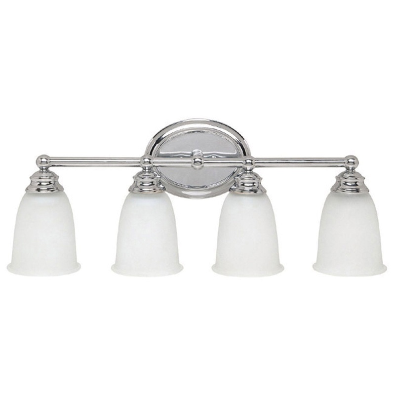 Capital Lighting 1084CH-132 Louis Four Light Vanity, Chrome (Discontinued)