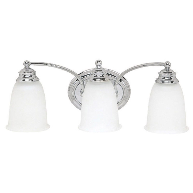 Capital Lighting 1088CH-132 Clarke Three Light Vanity, Chrome (Discontinued)