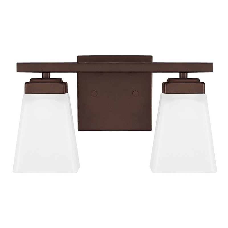 Capital Lighting 114421BZ-334 Baxley Two Light Vanity, Bronze (Discontinued)
