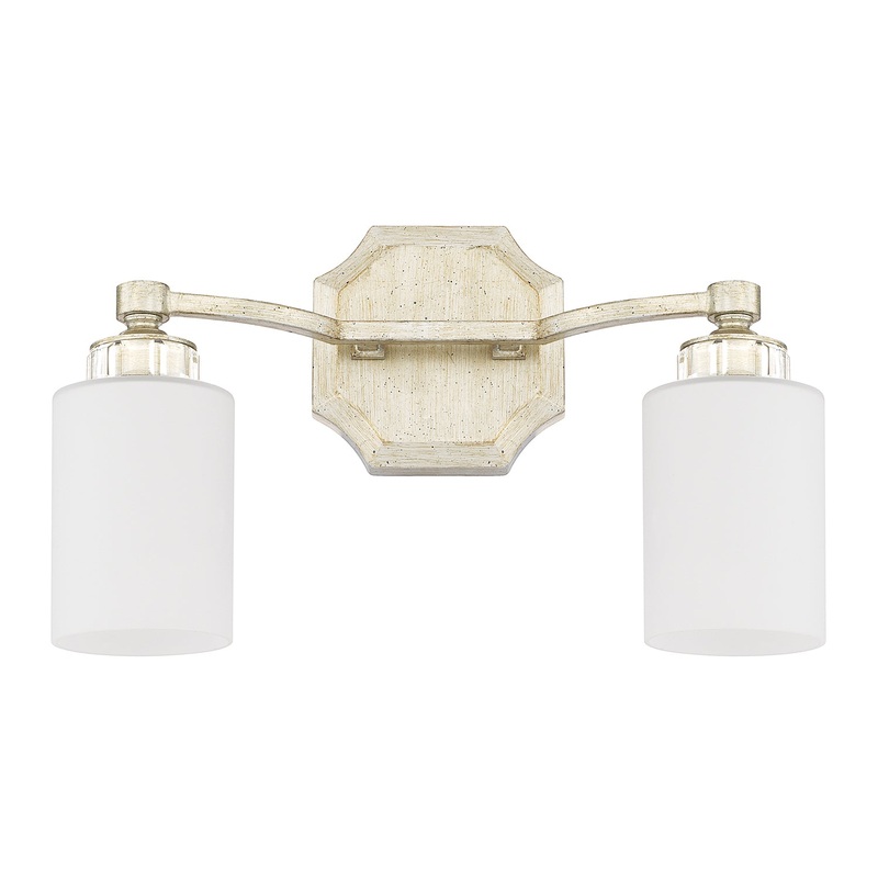 Capital Lighting 115021WG-375 Olivia Two Light Vanity, Winter Gold
