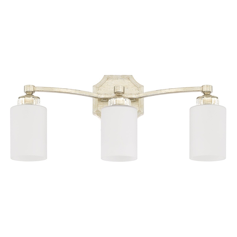 Capital Lighting 115031WG-375 Olivia Three Light Vanity, Winter Gold (Discontinued)
