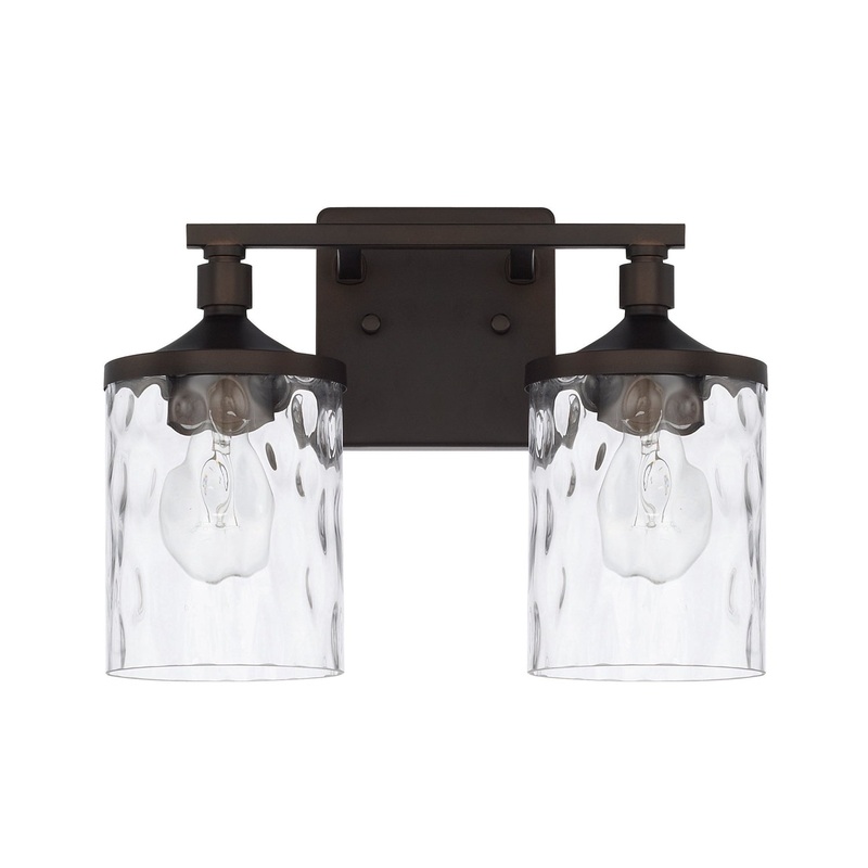 Capital Lighting 128821BZ-451 Colton Two Light Vanity, Bronze