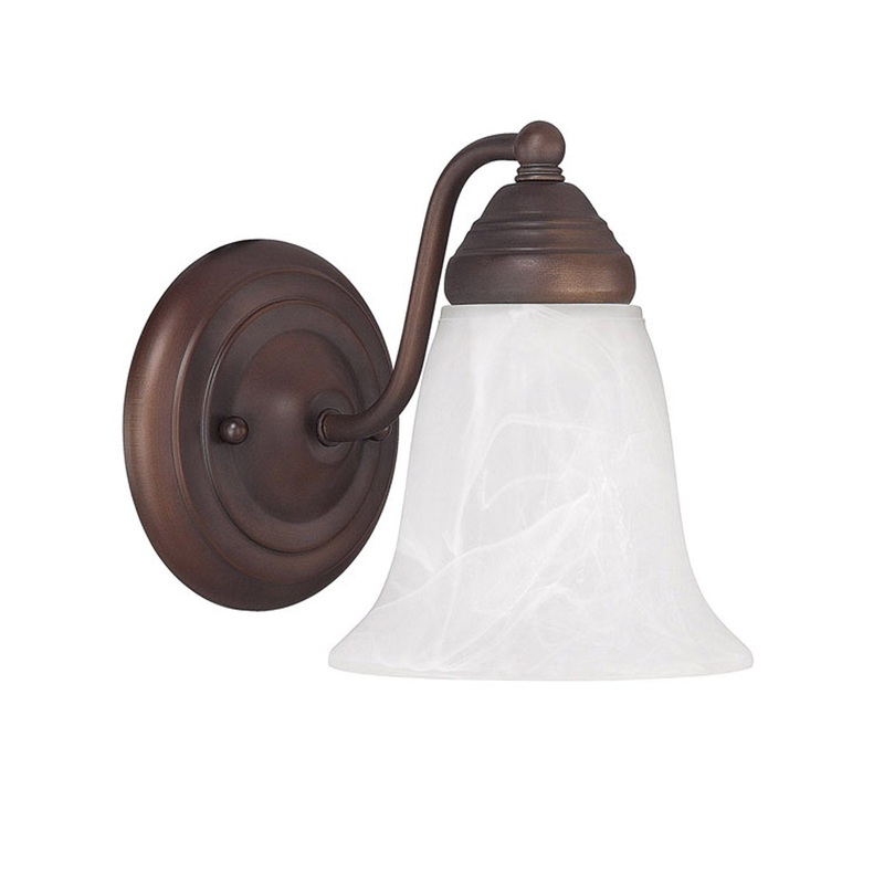Capital Lighting 1361BB-117 Brady One Light Wall Sconce, Burnished Bronze