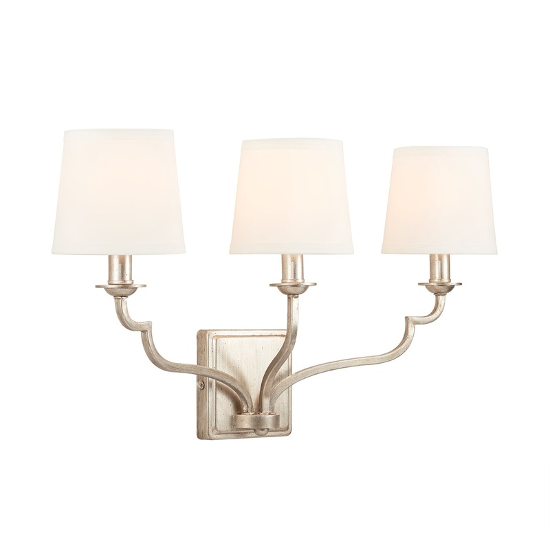 Capital Lighting 138731WG-698 Ophelia Three Light Vanity, Winter Gold