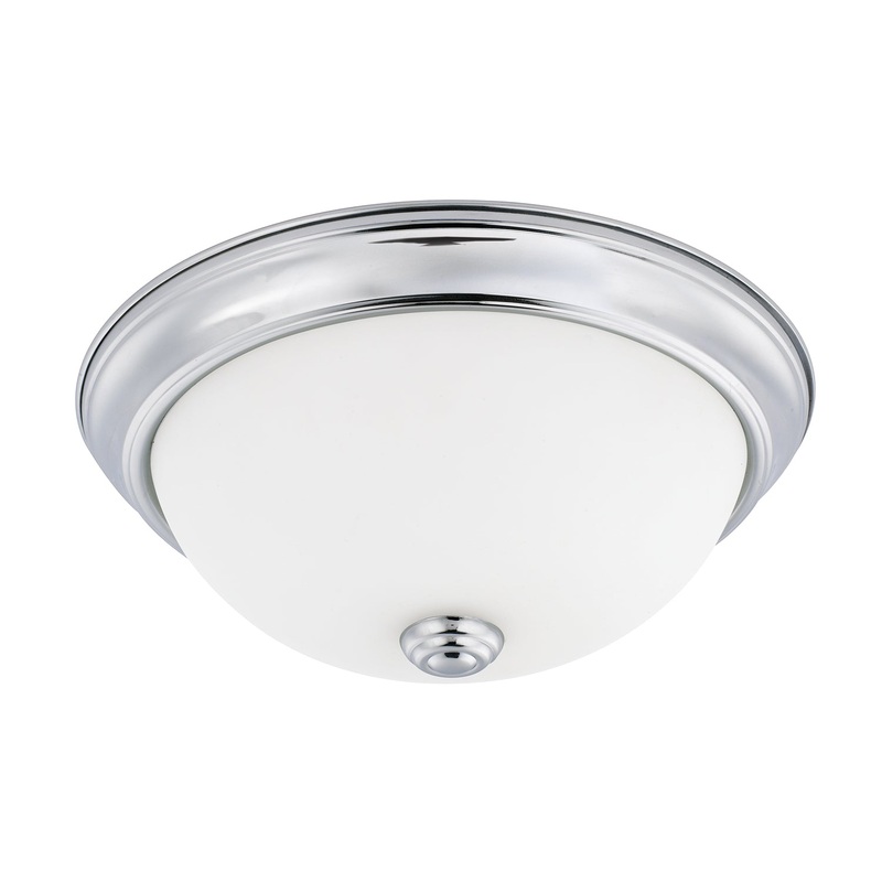 Capital Lighting 214721CH Bates Two Light Flush Mount, Chrome