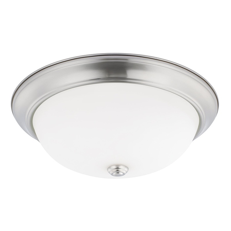 Capital Lighting 214731BN Bates Three Light Flush Mount, Brushed Nickel