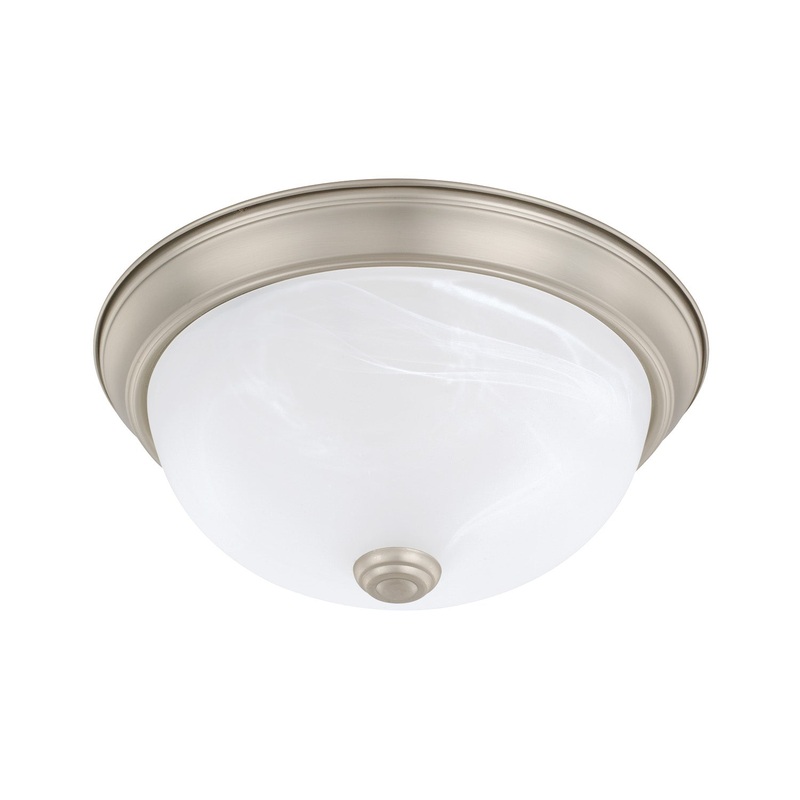 Capital Lighting 219021MN Bates Two Light Flush Mount, Matte Nickel