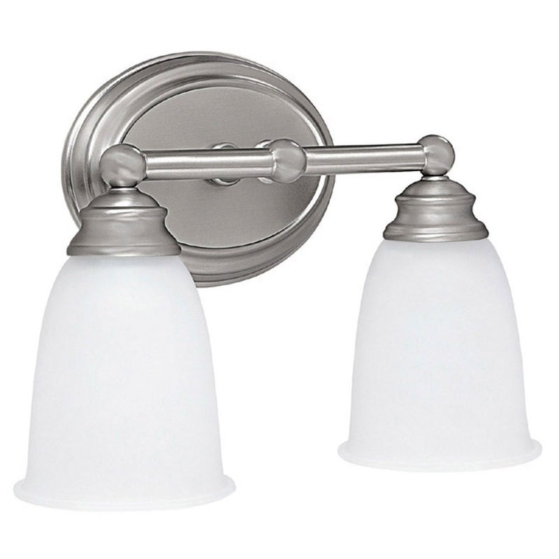 Capital Lighting 1082MN-132 Louis Two Light Vanity, Matte Nickel (Discontinued)
