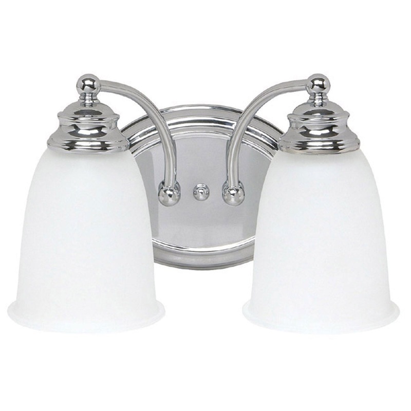 Capital Lighting 1087CH-132 Clarke Two Light Vanity, Chrome (Discontinued)