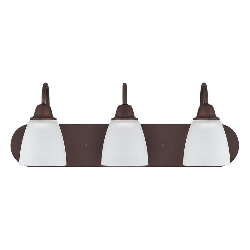 Capital Lighting 115131BZ-337 Trenton Three Light Vanity, Bronze