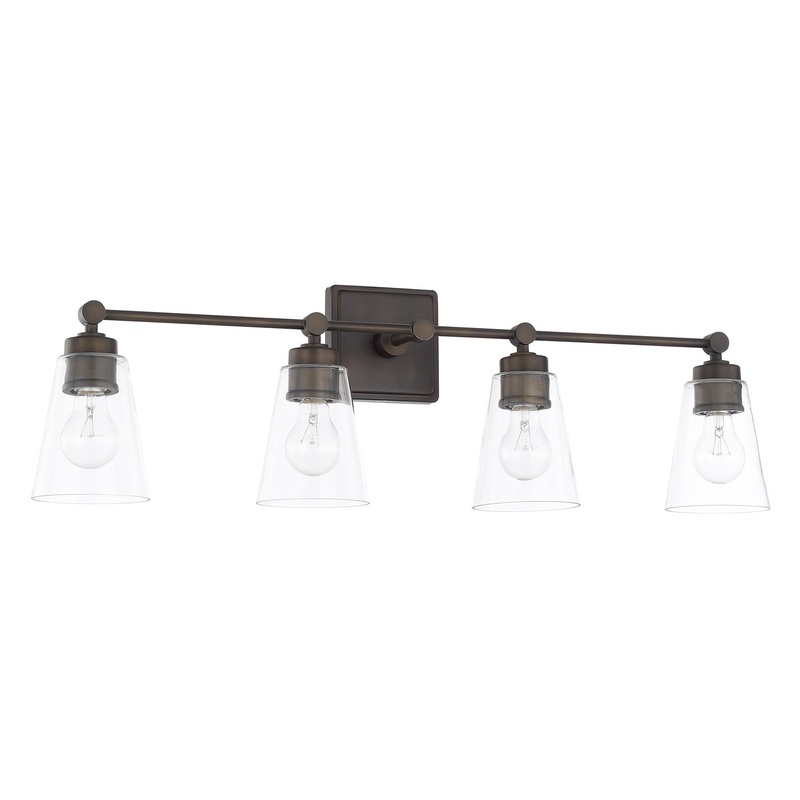 Capital Lighting 121841OB-432 Rory Four Light Vanity, Old Bronze