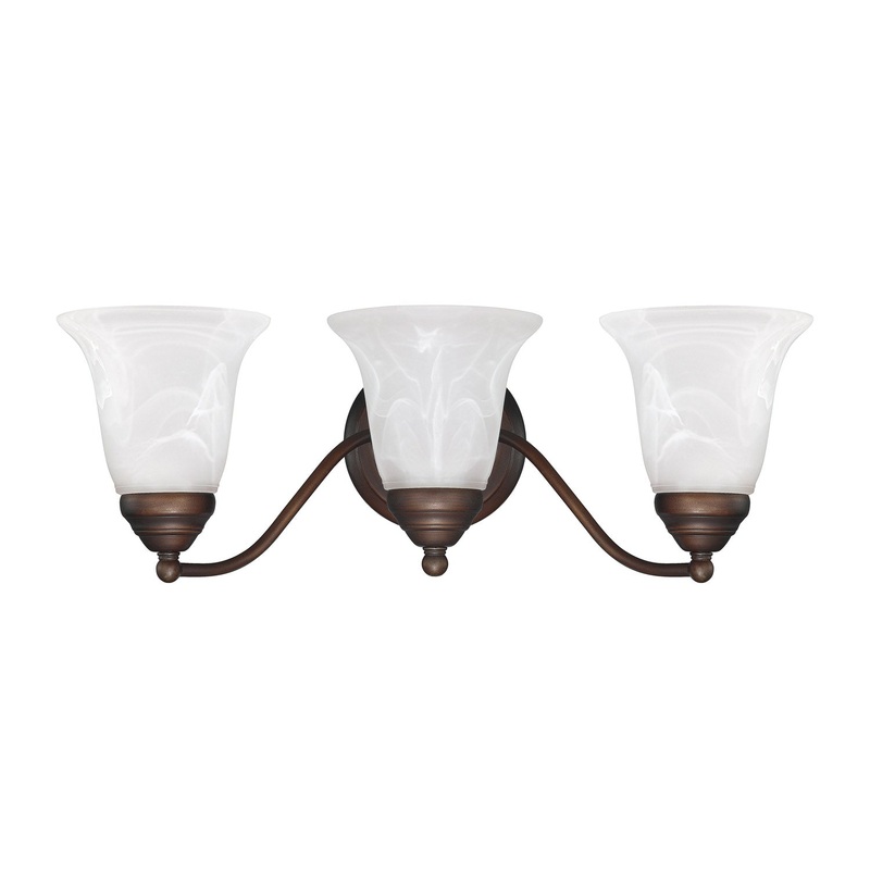 Capital Lighting 1363BB-117 Brady Three Light Vanity, Burnished Bronze